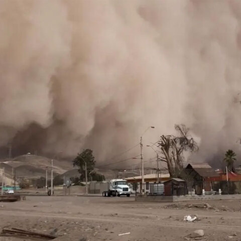 Αμμοθύελλα στη Χιλή