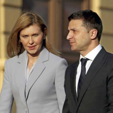 Ο Βολοντίμιρ Ζελένσκι με τη σύζυγό του, Ολένα