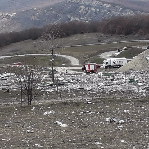 Γρεβενά: Το σημείο όπου υπήρχε το εργοστάσιο - Δεν έμεινε τίποτα μετά την έκρηξη