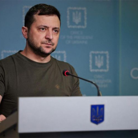 Ο Ουκρανός πρόεδρος Βολοντίμιρ Ζελένσκι