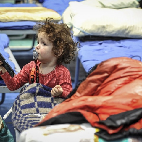 Παιδιά σε καταφύγια στη Μαριούπολη