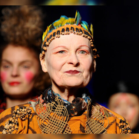 Η Vivienne Westwood στο fashion show της στην Εβδομάδα Μόδας FW2014-2015
