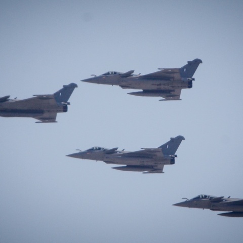 Τα αεροσκάφη Rafale στον αττικό ουρανό