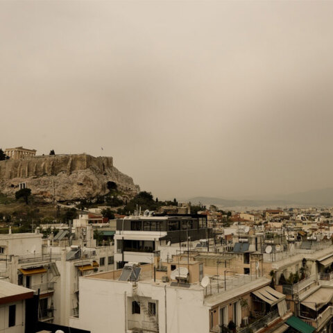 Αφρικανική σκόνη στην Αθήνα