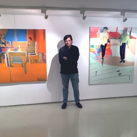 Πάνος Κόλλιας: Συνέντευξη με τον ζωγράφο για την έκθεση ζωγραφικής «Ροές» στην Γκαλερί «Αστρολάβος - Δεξαμενή». 