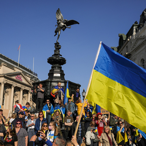 Αντιπολεμική διαδήλωση στο Λονδίνο