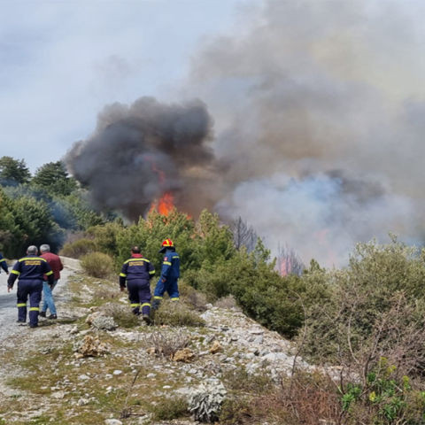 Φωτιά στη Σάμο