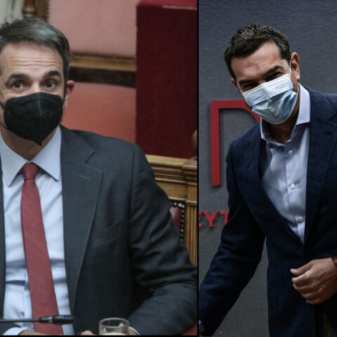Κυριάκος Μητσοτάκης και Αλέξης Τσίπρας