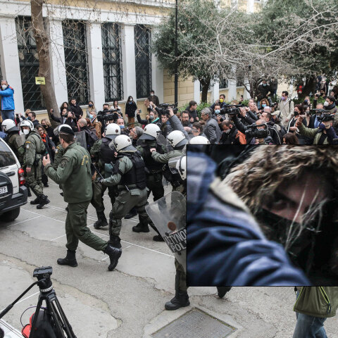 Η Ρούλα Πισπιρίγκου, που κατηγορείται για παιδοκτονία, οδηγείται στον ανακριτή