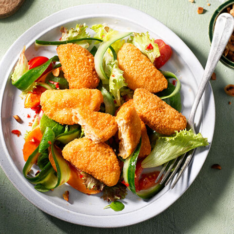 Πιάτο με Garden Gourmet Vegan Nuggets