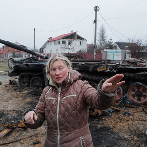 Καταστροφές και νεκρούς άφησαν πίσω τους οι Ρώσοι στην περιφέρεια του Κιέβου