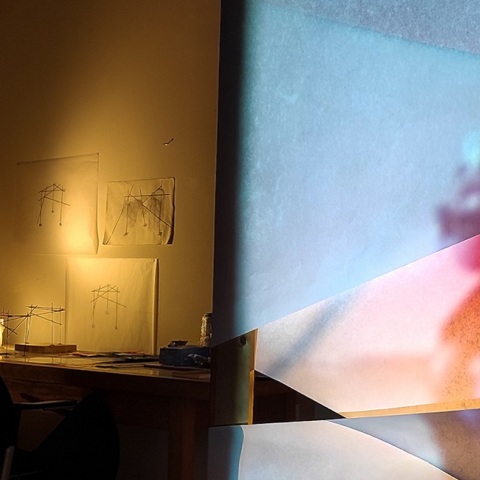 Από ένα εργαστήριο στην εκδήλωση MFA Open Studios.