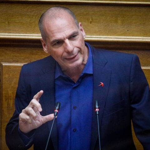 Ο επικεφαλής του ΜέΡΑ25, Γιάνης Βαρουφάκης © EUROKINISSI   