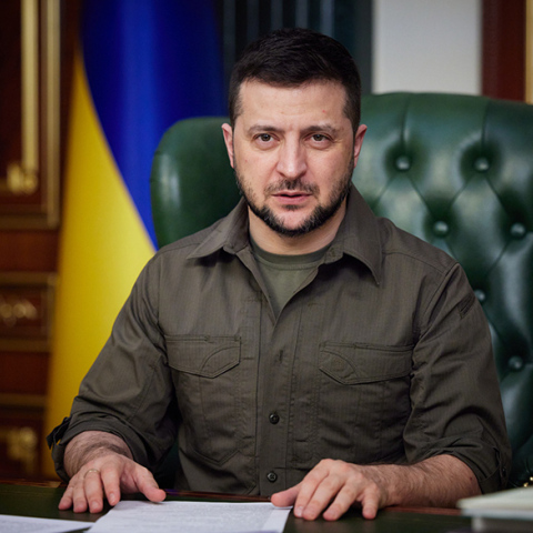 Ο πρόεδρος της Ουκρανίας Βολοντίμιρ Ζελένσκι