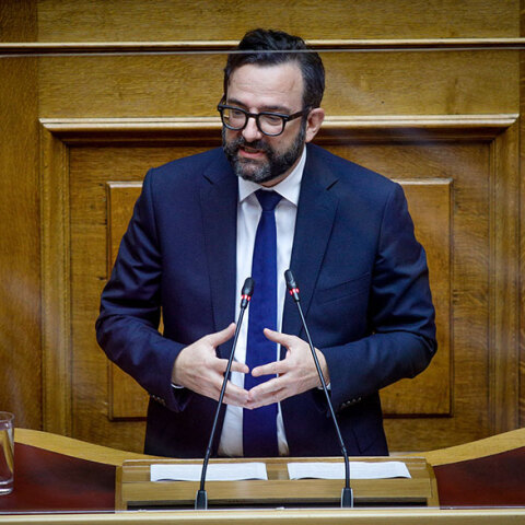 Ο Xρήστος Ταραντίλης σε ομιλία του στη Βουλή