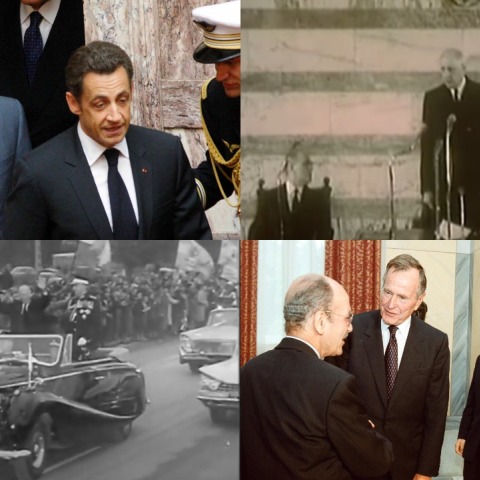 Νικολά Σαρκοζί, Ντουάτ Αϊζενχάουερ, Σαρλ ντε Γκωλ και Τζορτζ Μπους μίλησαν στην ελληνική Βουλή