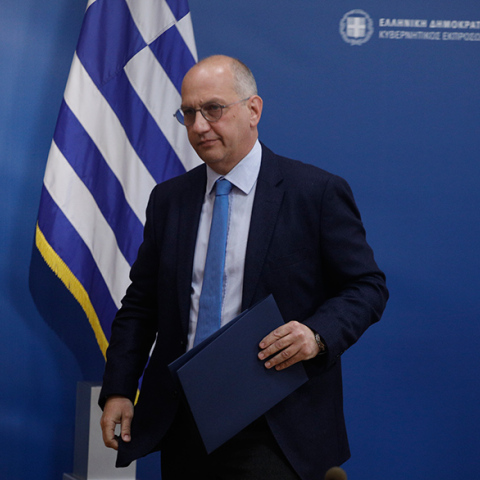 Ο κυβερνητικός εκπρόσωπος Γιάννης Οικονόμου