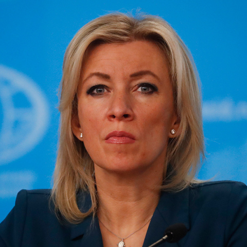 Η εκπρόσωπος του ρωσικού υπουργείου Εξωτερικών Μαρία Ζαχάροβα