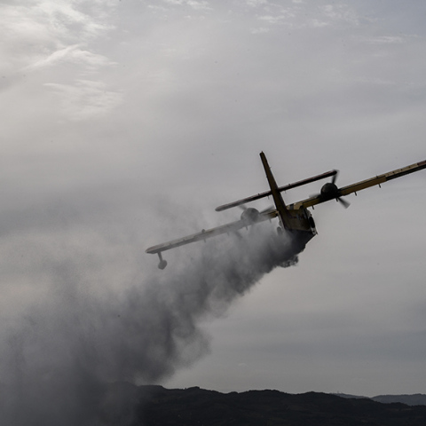 Χαλκιδική: Καλύτερη εικόνα στο μέτωπο της φωτιάς (Φωτογραφία αρχείου)