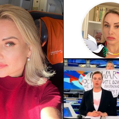 Η Ρωσίδα δημοσιογράφος, Μαρίνα Οβσιάνικοβα © Marina Ovsyannikova/Facebook   
