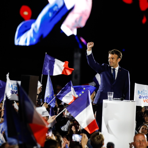 Εμάνουελ Μακρόν, ομιλία
