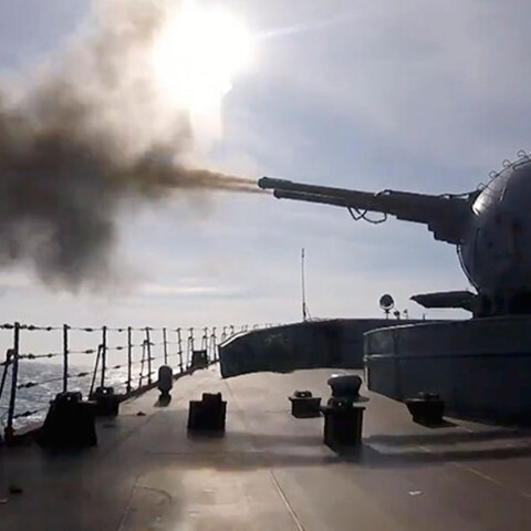 Το καταδρομικό Moskva ήταν η ναυαρχίδα του ρωσικού στόλου στη Μαύρη Θάλασσα