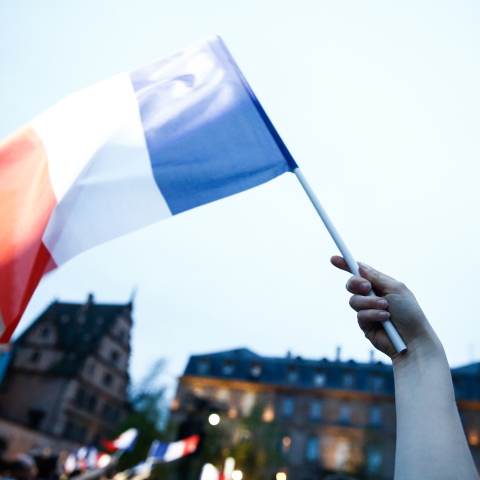 γαλλική σημαία, προεδρικές εκλογές