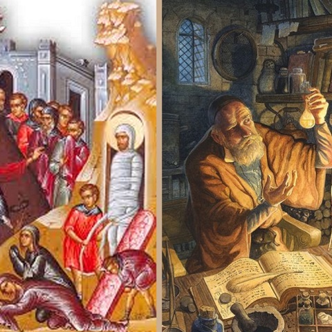 Από το εξώφυλλο του βιβλίου «Θεολογική και Χημική Επισκόπηση της Ανάστασης του Λαζάρου και του Χριστού σύμφωνα με το Κατά Ιωάννην Ευαγγέλιο» εκδ. ΕΚΠΑ