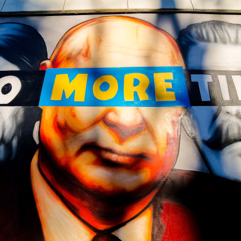 street art, Πούτιν, Στάλιν, Χίτλερ