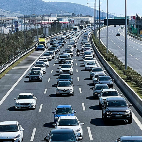 Κίνηση στους δρόμους (Φωτογραφία αρχείου)