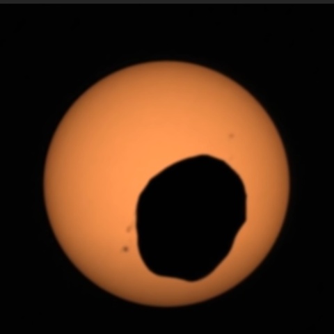 Έκλειψη ηλίου στον Άρη