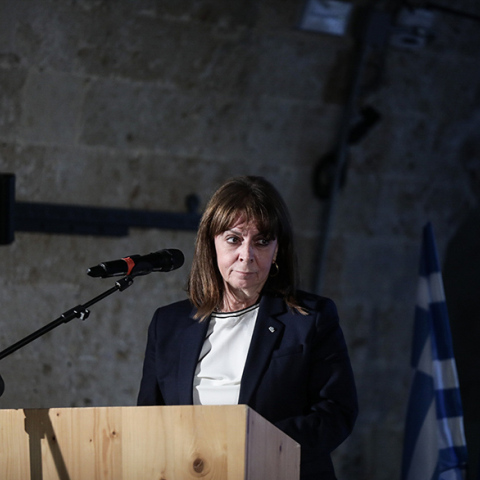 Η Πρόεδρος της Δημοκρατίας Κατερίνα Σακελλαροπούλου