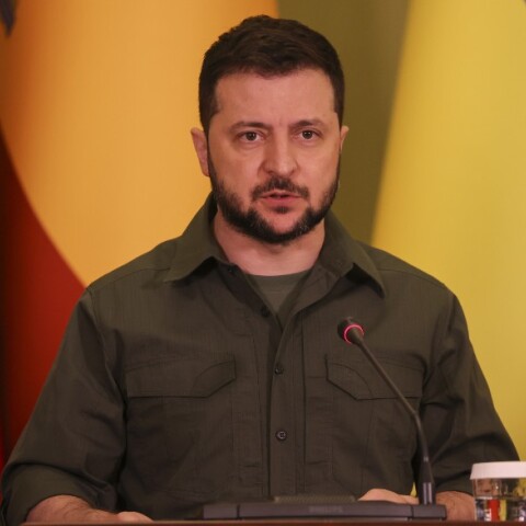 Ο Ουκρανός πρόεδρος, Βολοντίμιρ Ζελένσκι