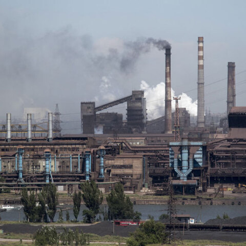 Το εργοστάσιο χάλυβα Αζοφστάλ στη Μαριούπολη