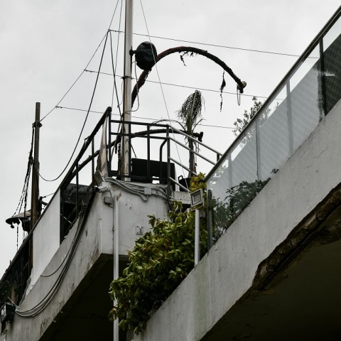 ΠΥΡΚΑΓΙΑ ΣΕ ΧΩΡΟ ΕΣΤΙΑΣΗΣ ΣΤΗ ΠΕΡΙΟΧΗ ΤΟΥ ΜΕΤΣ (ΤΑΤΙΑΝΑ ΜΠΟΛΑΡΗ / EUROKINISSI)