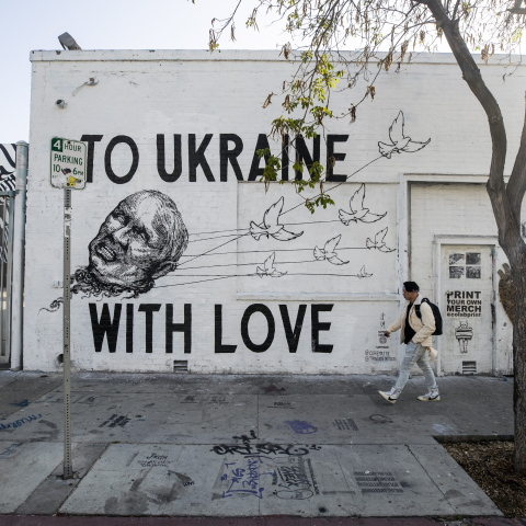 Πούτιν, Χίτλερ, stencil