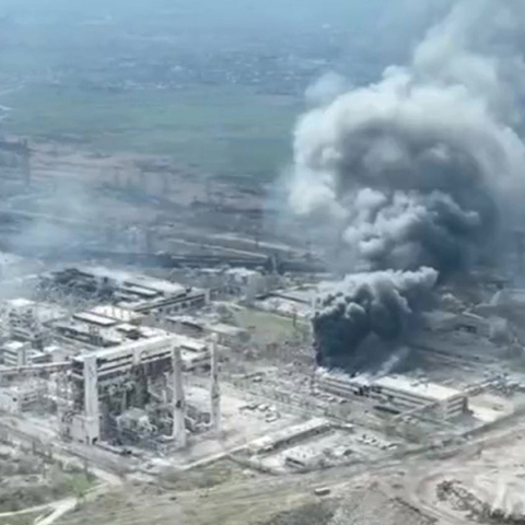 Το εργοστάσιο χάλυβα Αζοφστάλ στη Μαριούπολη