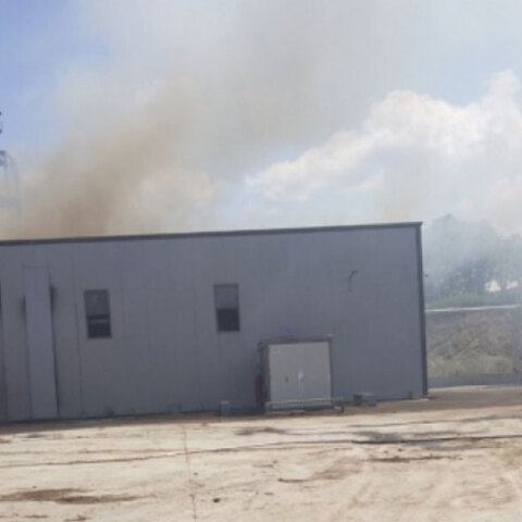 Το εργοστάσιο ξυλείας στα Γρεβενά όπου σημειώθηκε η έκρηξη