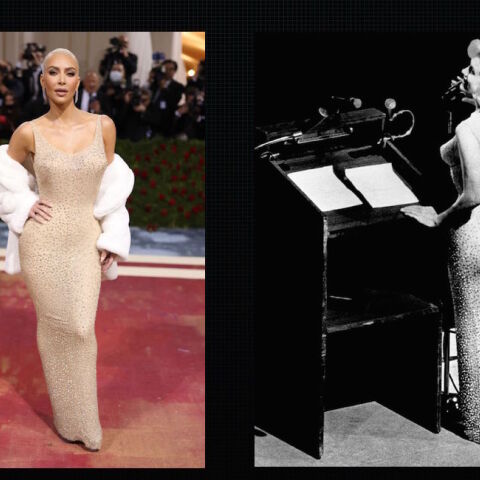 Η Κιμ Καρντάσιαν εμφανίστηκε στο Met Gala με το φόρεμα με το οποίο η Μέριλιν Μονρόε τραγούδησε το Happy Birthday Mr. President στον Τζον Κένεντι.