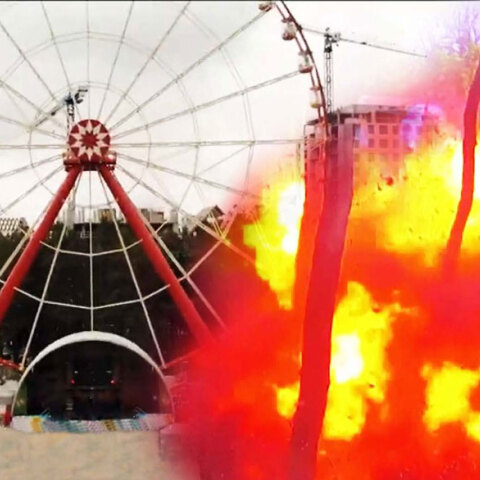 Ρωσικός πύραυλος καταστρέφει θεματικό πάρκο στο Χάρκοβο