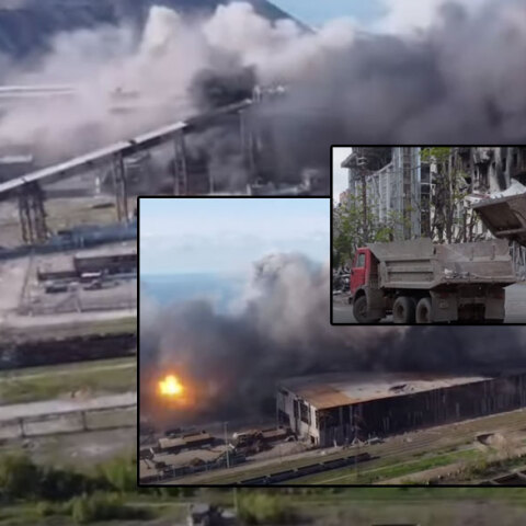 Σκληρές μάχες στο εργοστάσιο Αζόφσταλ στη Μαριούπολη, την ώρα που συνεργεία καθαρίζουν την πόλη από συντρίμμια και χαλάσματα