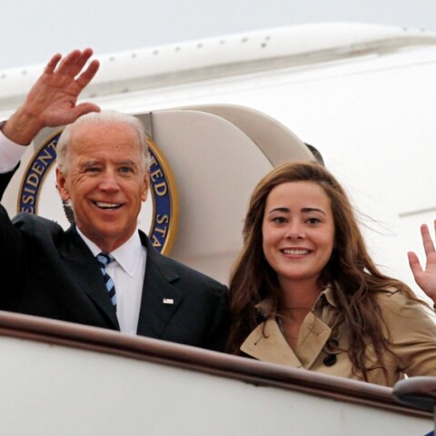 Ο Τζο Μπάιντεν με την Άσλεϊ Μπάιντεν