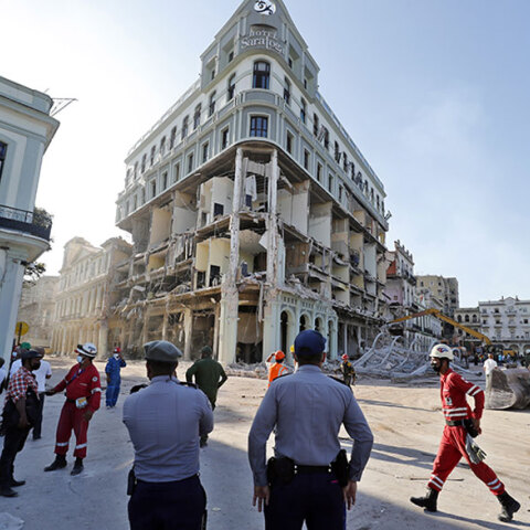 Το ξενοδοχείο στην Αβάνα έχει υποστεί ζημιές μετά την ισχυρή έκρηξη