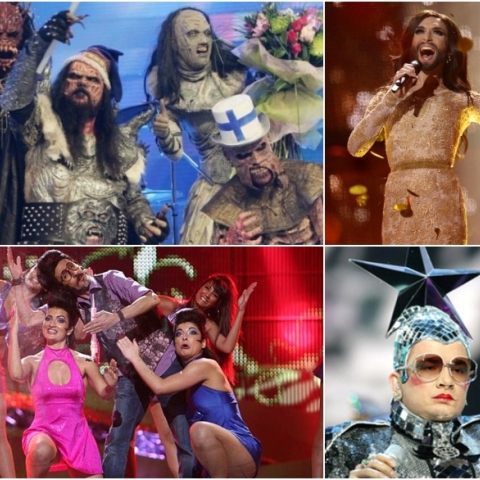 Ανατρεπτικές και εκκεντρικές εμφανίσεις στη Eurovision