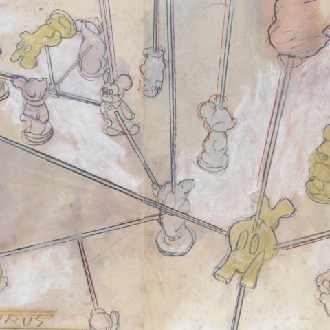 Dennis Oppenheim, μελέτη για το έργο Virus