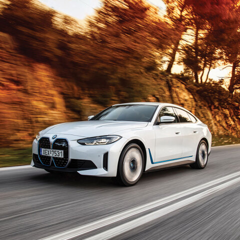 Φωτογραφία της νέας BMW i4.