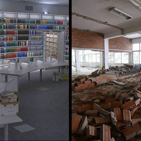 Η βιβλιοθήκη του Πανεπιστημίου της Κύπρου και η βιβλιοθήκη του Τμήματος Θετικών Επιστημών του ΑΠΘ