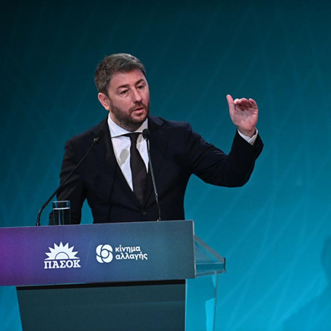 Ο πρόεδρος του ΠΑΣΟΚ-ΚΙΝΑΛ Νίκος Ανδρουλάκης