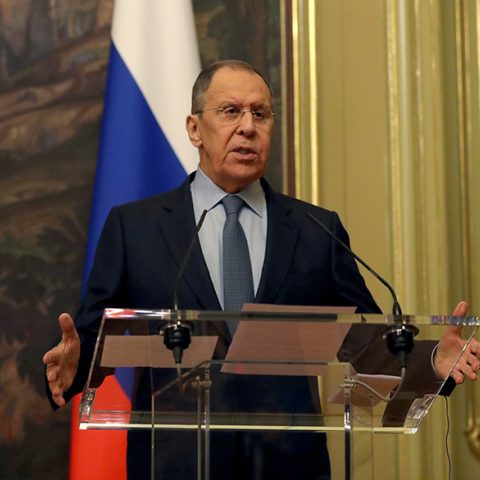 Ο Ρώσος υπουργός Εξωτερικών Σεργκέι Λαβρόφ