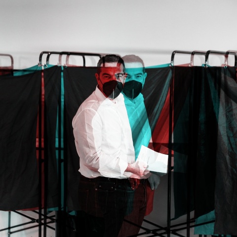 Ψηφοφορία από τον Αλέξη Τσίπρα στις εσωκομματικές εκλογές του ΣΥΡΙΖΑ-Προοδευτική Συμμαχία , για την ανάδειξη Προέδρου και νέας Κεντρικής Επιτροπής